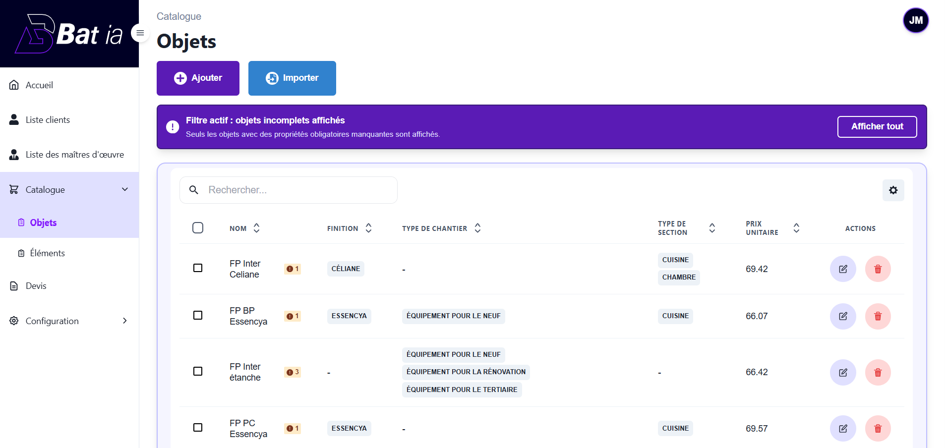 BAT IA - Vérification automatique conformité NFC 15-100