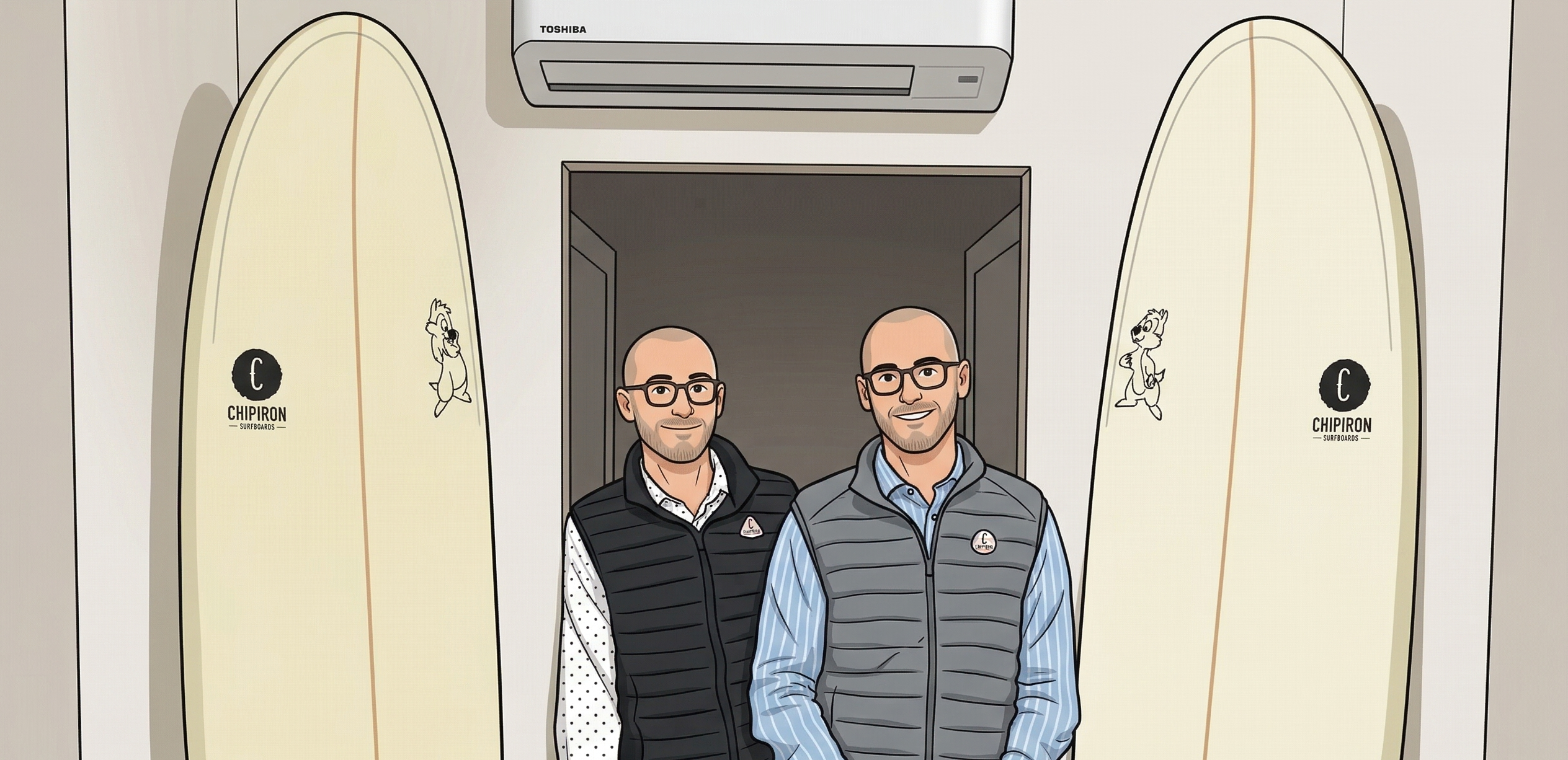 Thomas et Nicolas, co-fondateurs de BAT IA